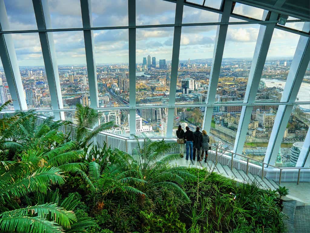 budget friendly tourist places in London Sky Garden