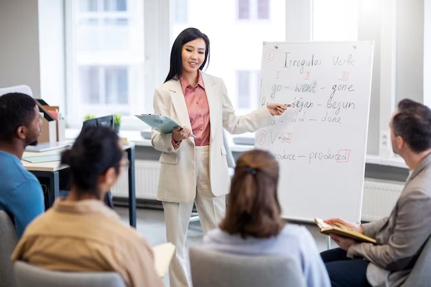 Beginner practising English speaking skills